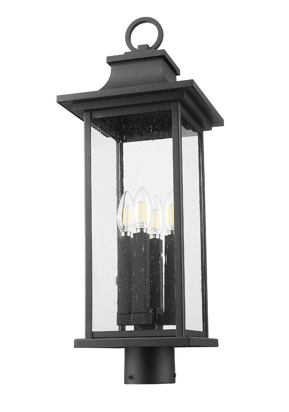 Tiberius 25.25-in Outdoor Post Mount