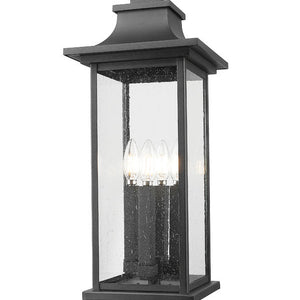 Tiberius 24.5-in Outdoor Post Mount