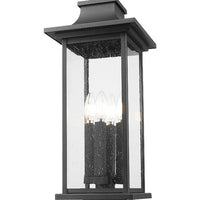 Tiberius 24.5-in Outdoor Post Mount