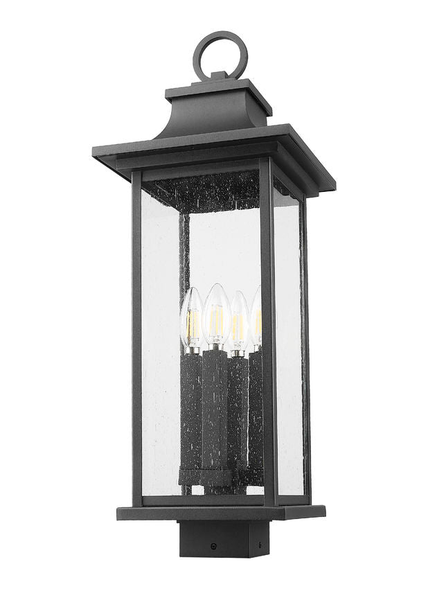 Tiberius 24.5-in Outdoor Post Mount
