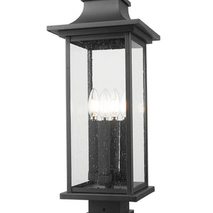 Tiberius 4 Light Outdoor Pier Mounted Fixture