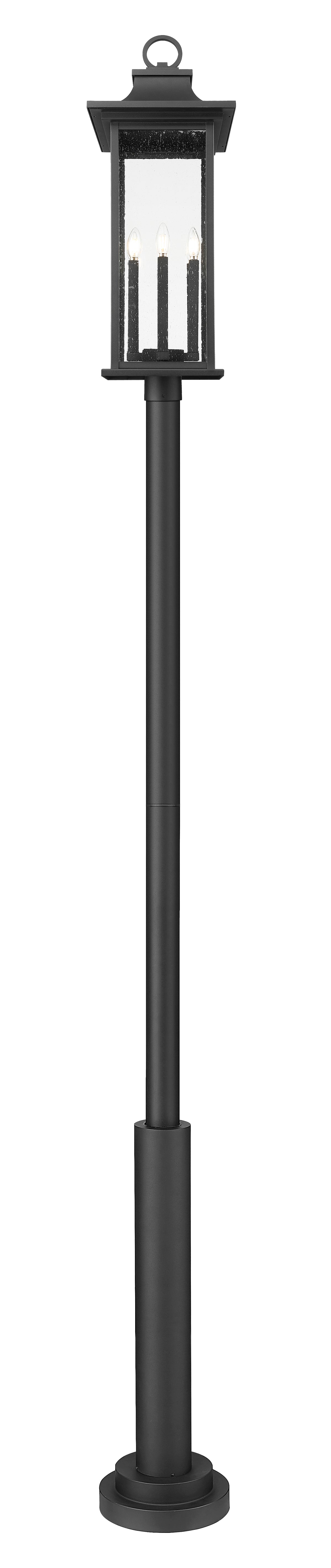 Tiberius 6 Light Outdoor Post Mounted Fixture