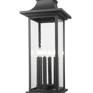 Tiberius 6 Light Outdoor Pier Mounted Fixture