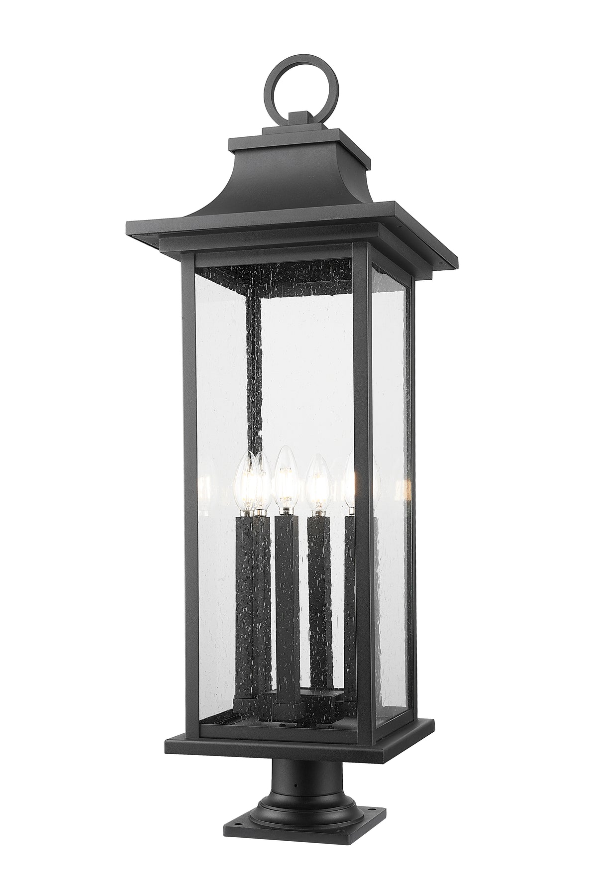 Tiberius 6 Light Outdoor Pier Mounted Fixture
