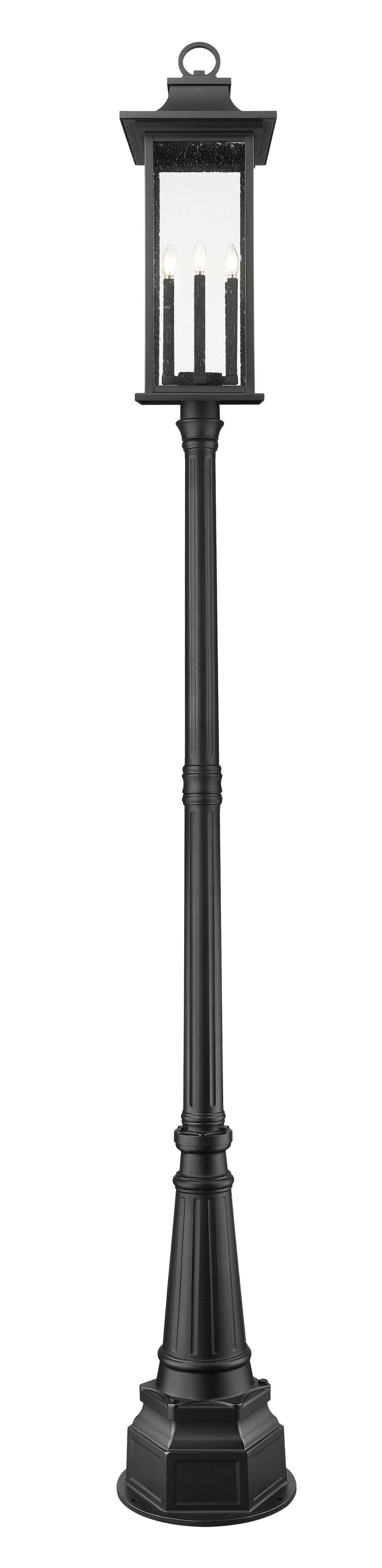 Tiberius 6 Light Outdoor Post Mounted Fixture