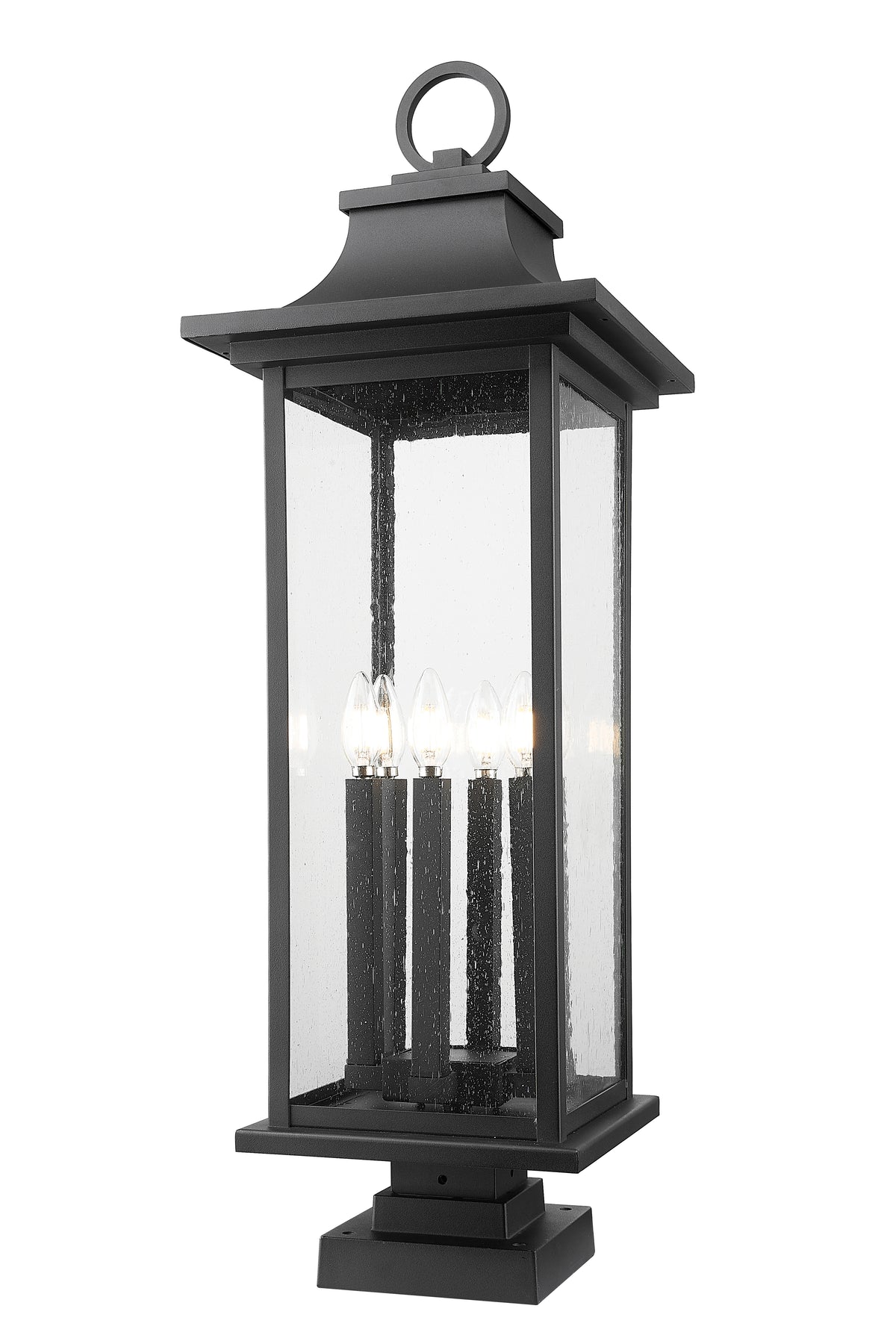 Tiberius 6 Light Outdoor Pier Mounted Fixture