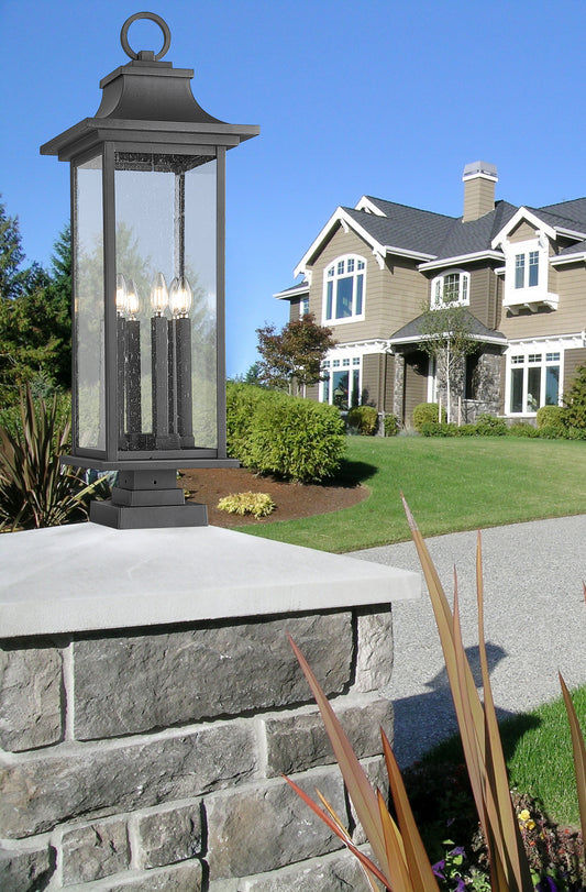Tiberius 6 Light Outdoor Pier Mounted Fixture