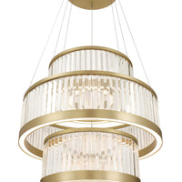 Empra 3-Tiers 3-Light 35" Integrated LED Grand Chandelier