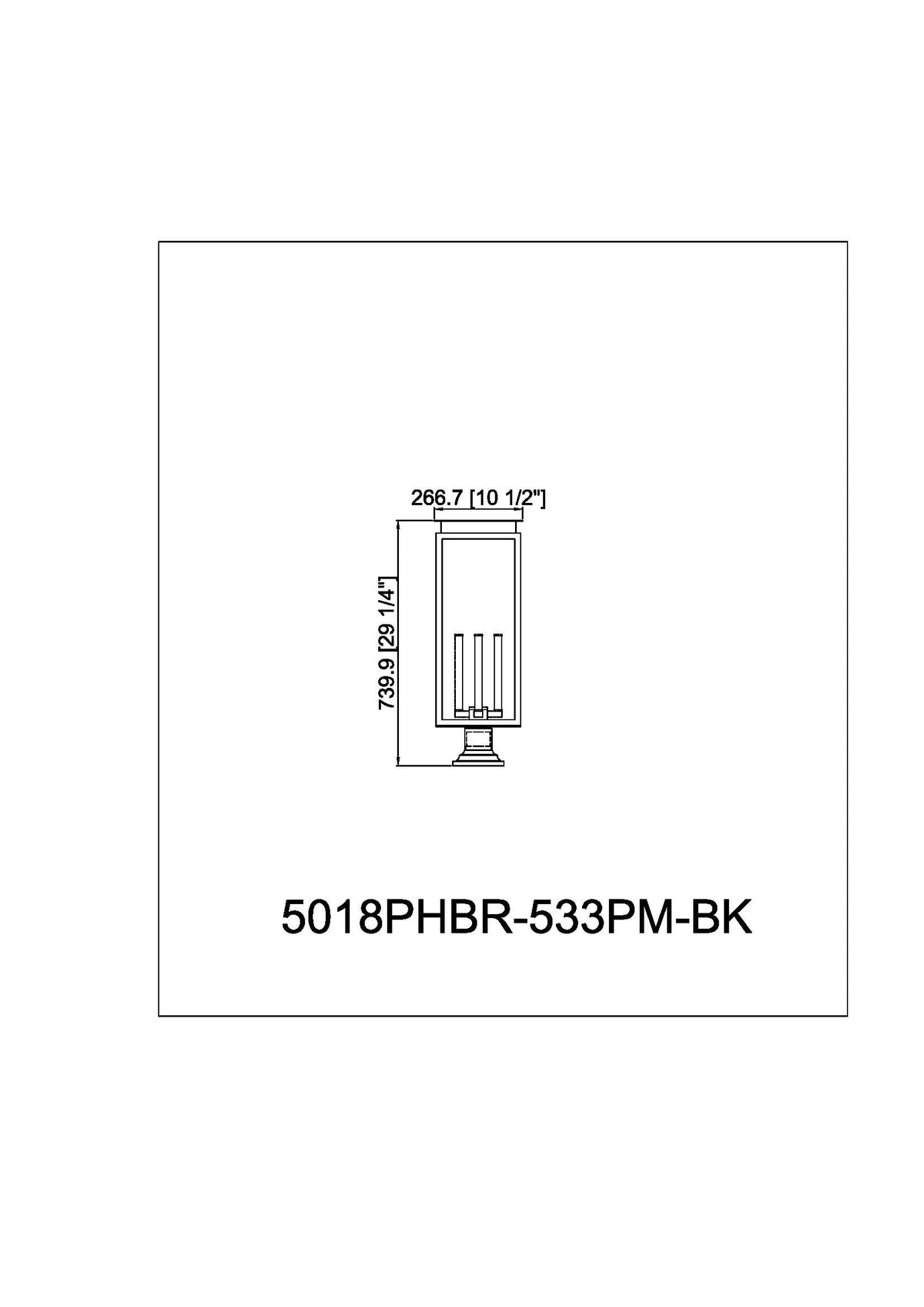 Nova 4 Light Outdoor Pier Mounted Fixture