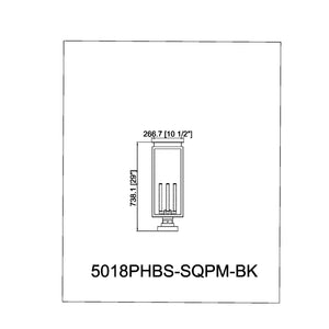 Nova 4 Light Outdoor Pier Mounted Fixture