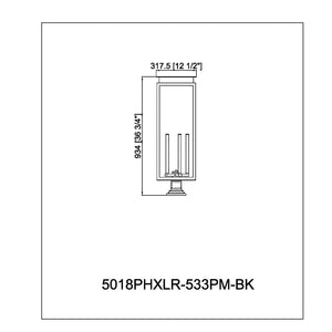 Nova 5 Light Outdoor Pier Mounted Fixture
