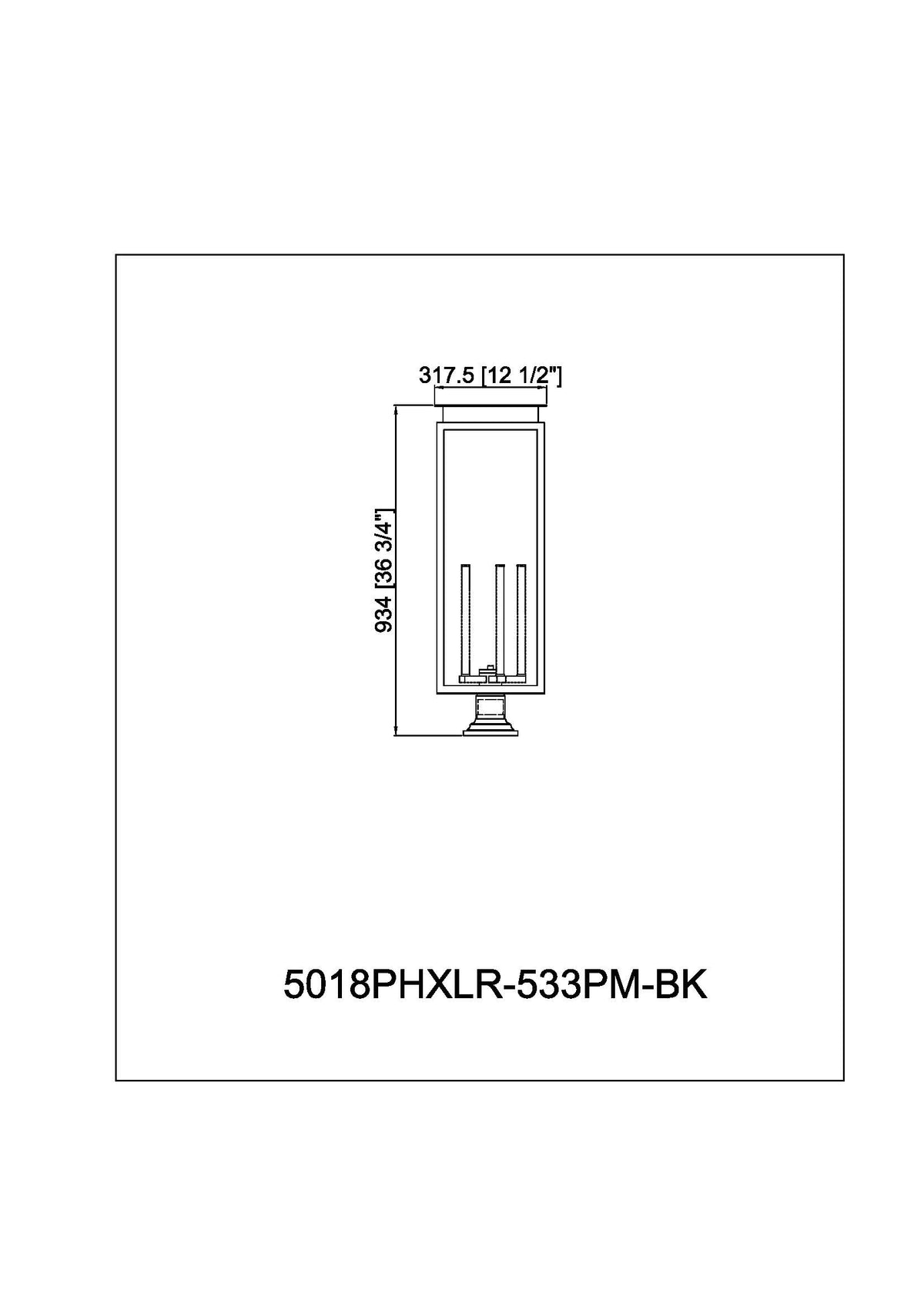 Nova 5 Light Outdoor Pier Mounted Fixture