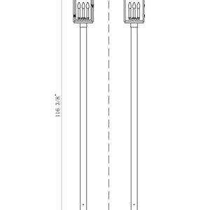 Hartwell 4 Light Outdoor Post Mounted Fixture