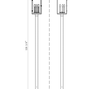 Hartwell 5 Light Outdoor Post Mounted Fixture