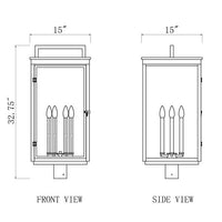 Hartwell 32.75-in Outdoor Post Mount
