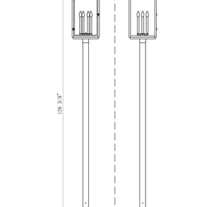 Hartwell 6 Light Outdoor Post Mounted Fixture