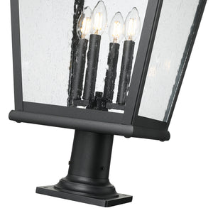 Raphael 4 Light Outdoor Pier Mounted Fixture