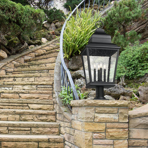Raphael 4 Light Outdoor Pier Mounted Fixture