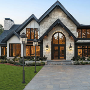 Raphael 5 Light Outdoor Post Mount Fixture