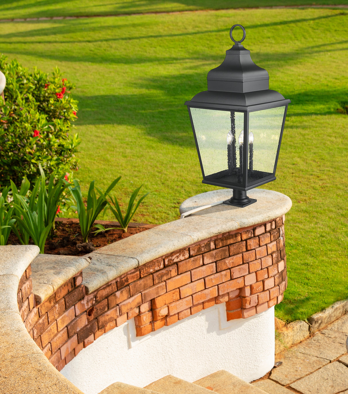 Raphael 5 Light Outdoor Pier Mounted Fixture