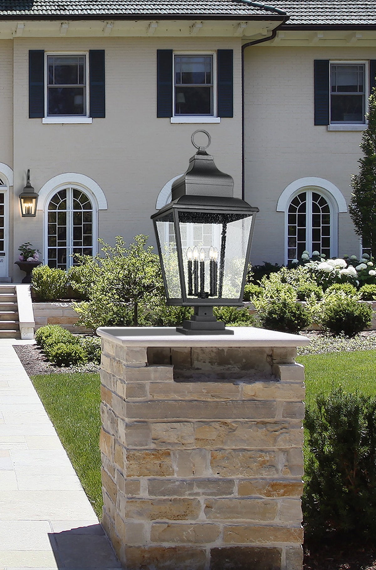 Raphael 5 Light Outdoor Pier Mounted Fixture