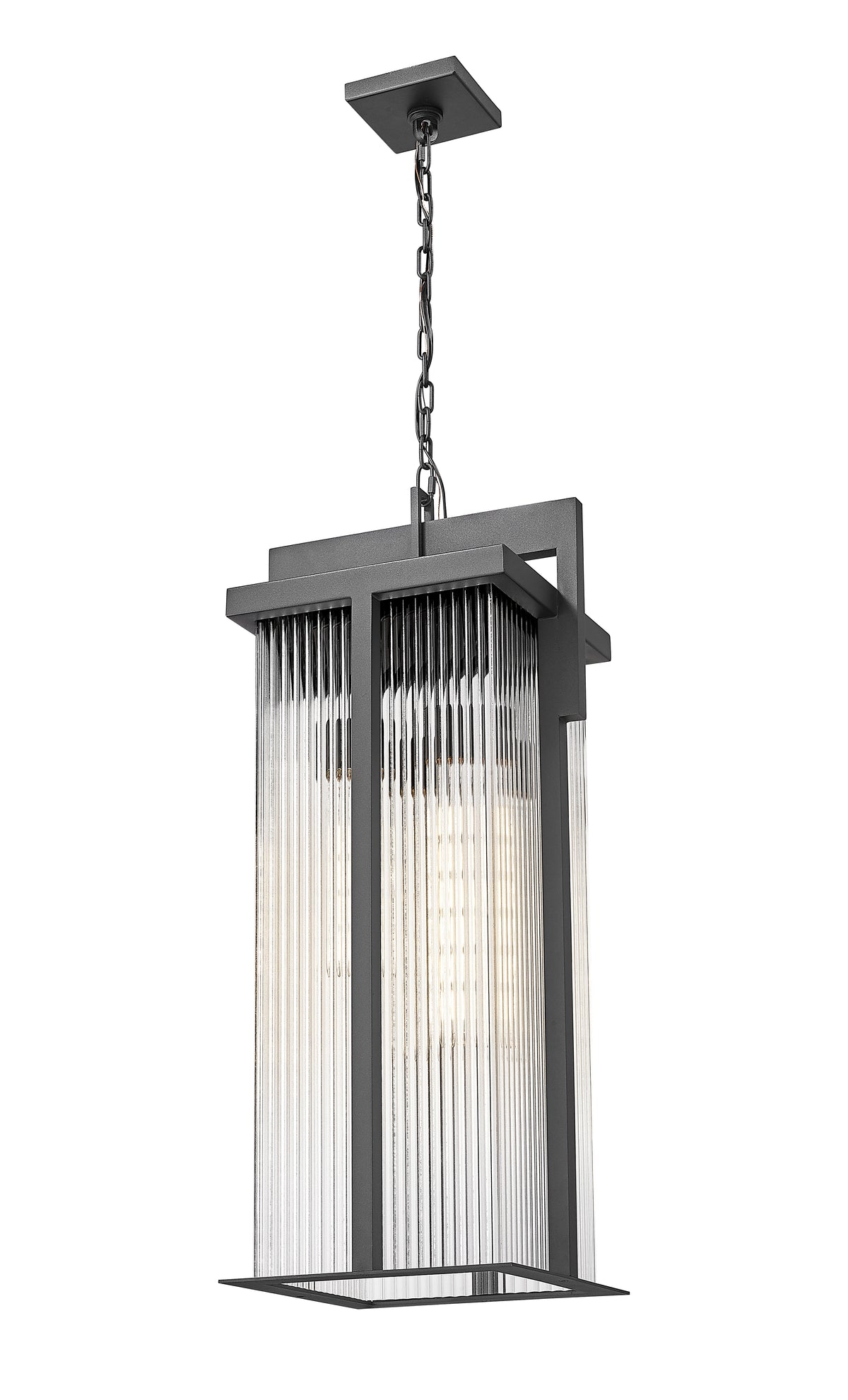 Fortis 3 Light Outdoor Chain Mount Ceiling Fixture