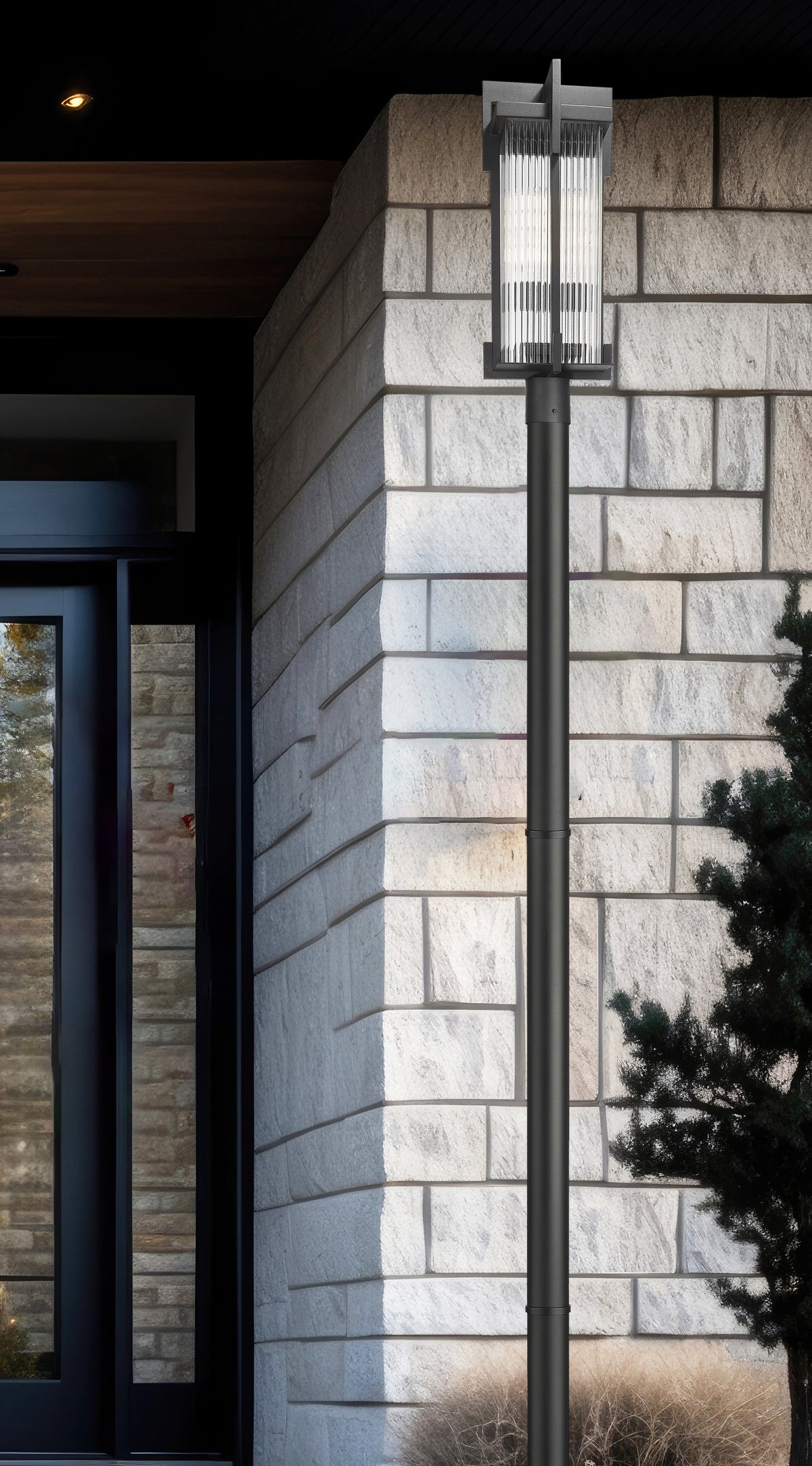 Fortis 2 Light Outdoor Post Mounted Fixture