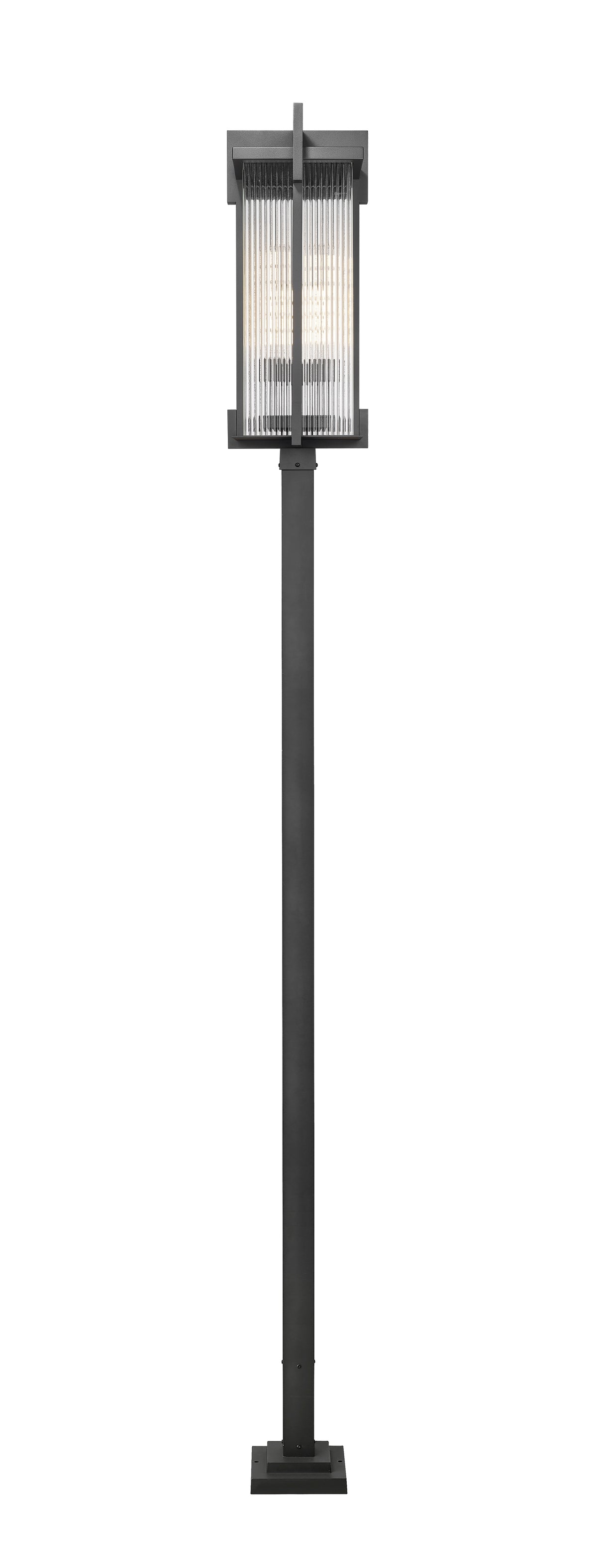 Fortis 3 Light Outdoor Post Mounted Fixture
