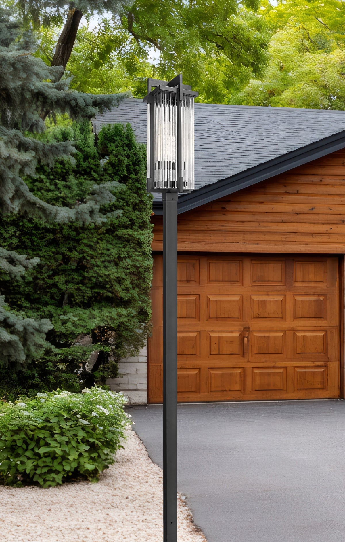 Fortis 3 Light Outdoor Post Mounted Fixture
