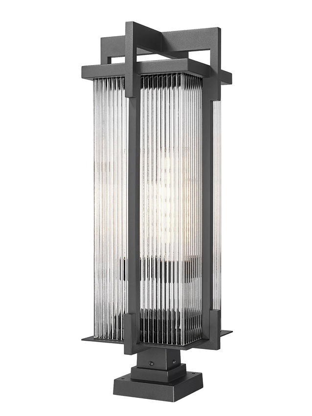 Fortis 3 Light Outdoor Pier Mounted Fixture
