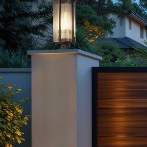 Fortis 3 Light Outdoor Pier Mounted Fixture