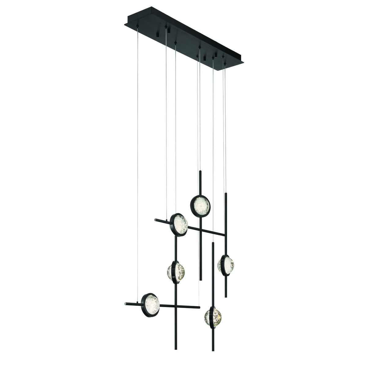 Barletta 6-Light 32" Integrated LED Multi Drop Chandelier