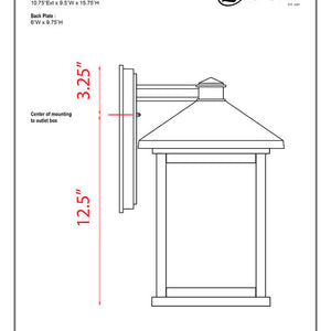 Holbrook 15.75-in Outdoor