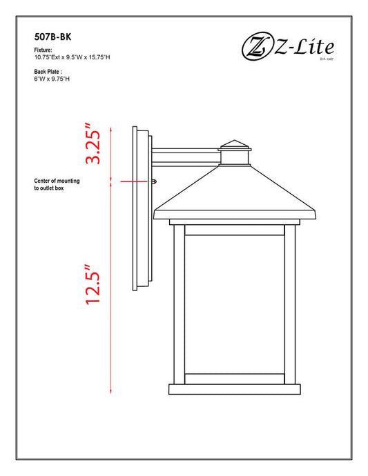 Holbrook 15.75-in Outdoor