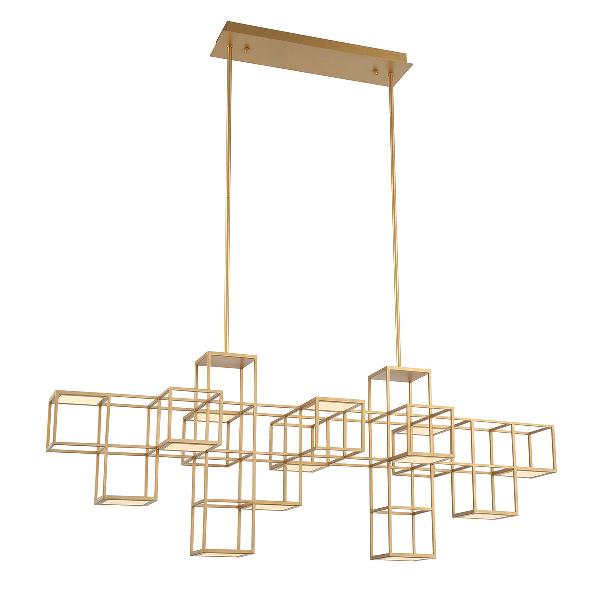 Ferro 13-Light 55" Integrated LED Linear Chandelier