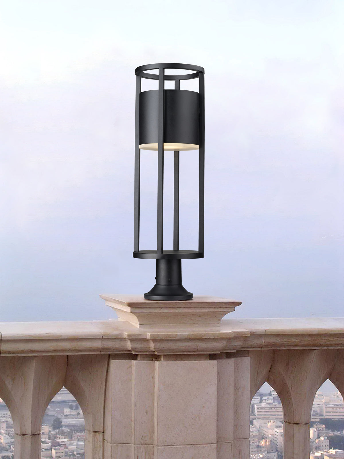 Luca 1 Light Outdoor Pier Mounted Fixture
