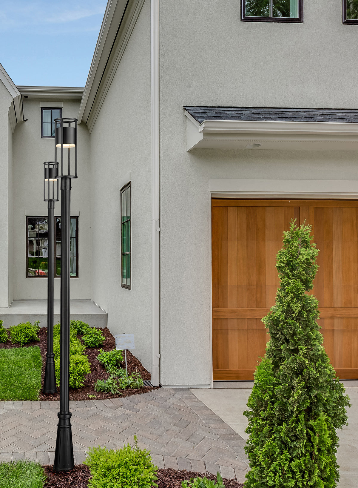 Luca 1 Light Outdoor Post Mounted Fixture