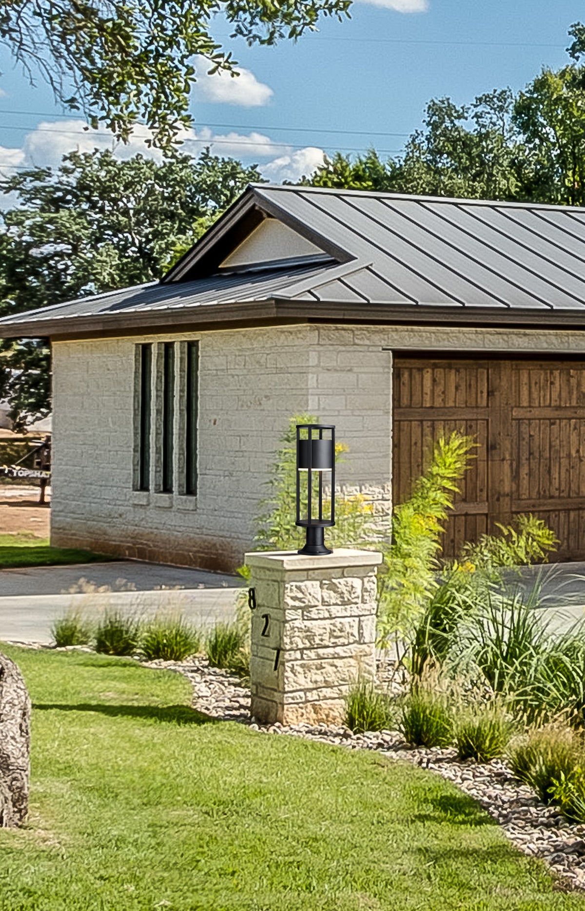 Luca 1 Light Outdoor Pier Mounted Fixture