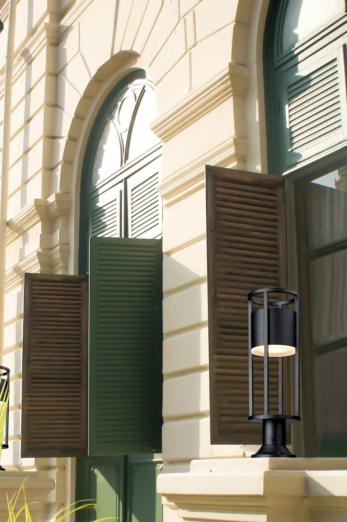 Luca 1 Light Outdoor Pier Mounted Fixture