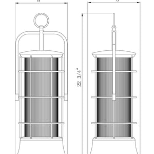 Rivamar 23" Outdoor Standard Pendant