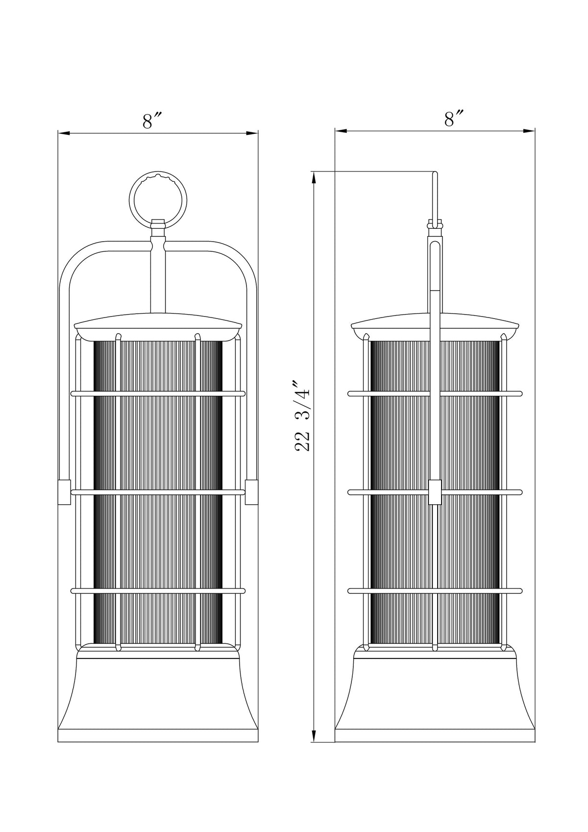 Rivamar 23" Outdoor Standard Pendant