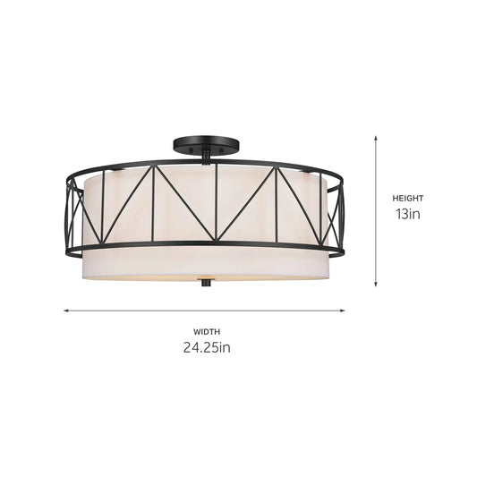 Birkleigh Semi Flush 4Lt