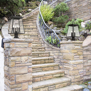 Broughton 4 Light Outdoor Pier Mounted Fixture