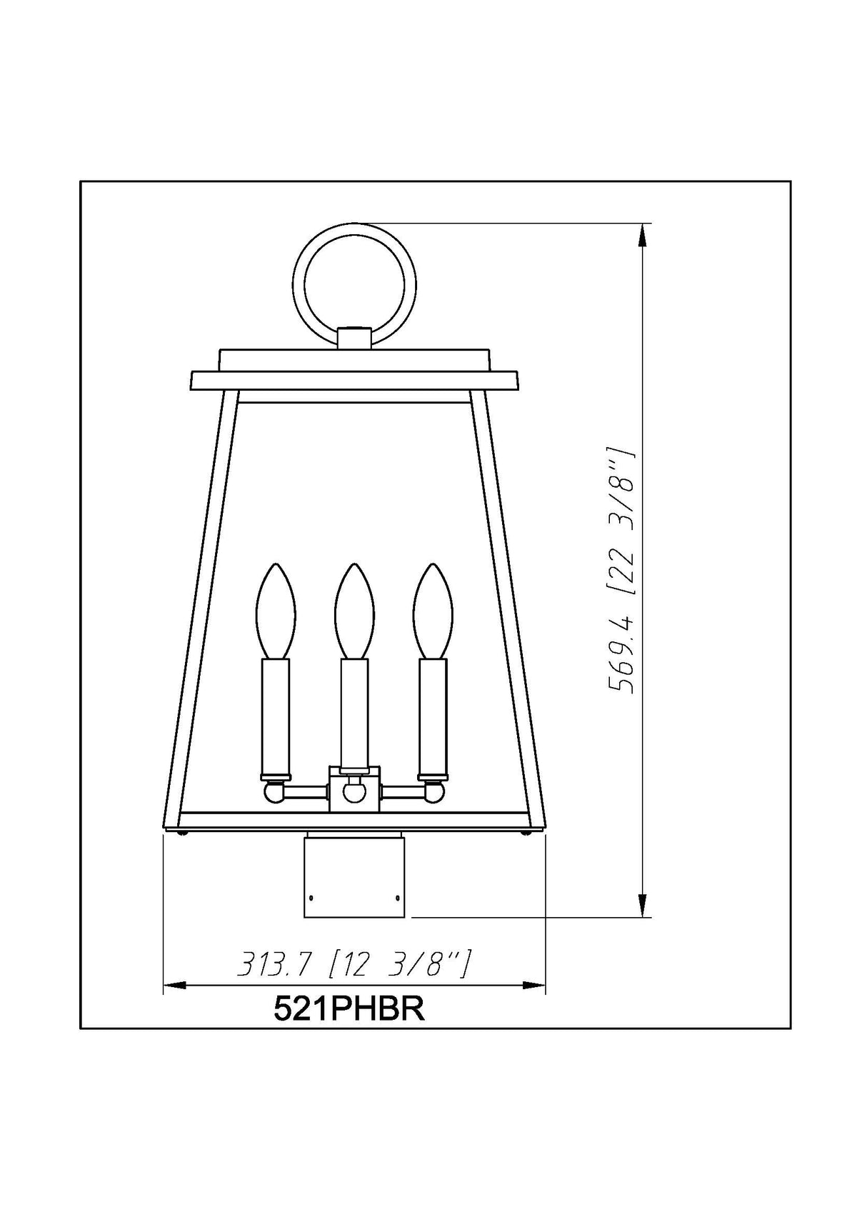 Broughton 4 Light Outdoor Post Mount Fixture