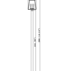 Broughton 4 Light Outdoor Post Mounted Fixture
