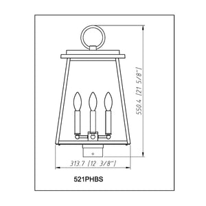 Broughton 4 Light Outdoor Post Mount Fixture