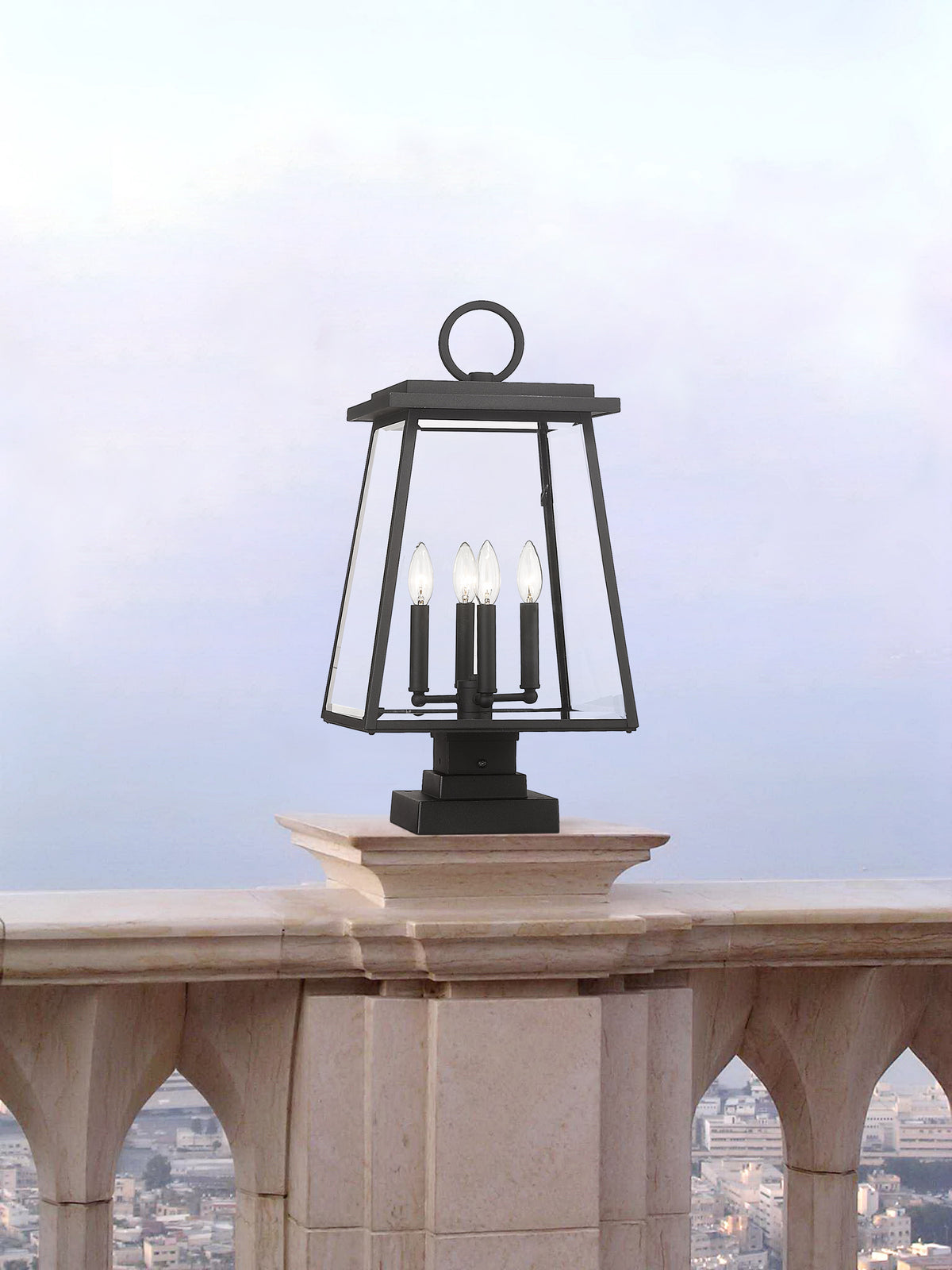Broughton 4 Light Outdoor Pier Mounted Fixture