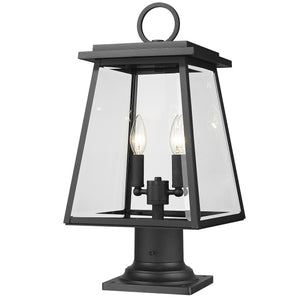 Broughton 2 Light Outdoor Pier Mounted Fixture