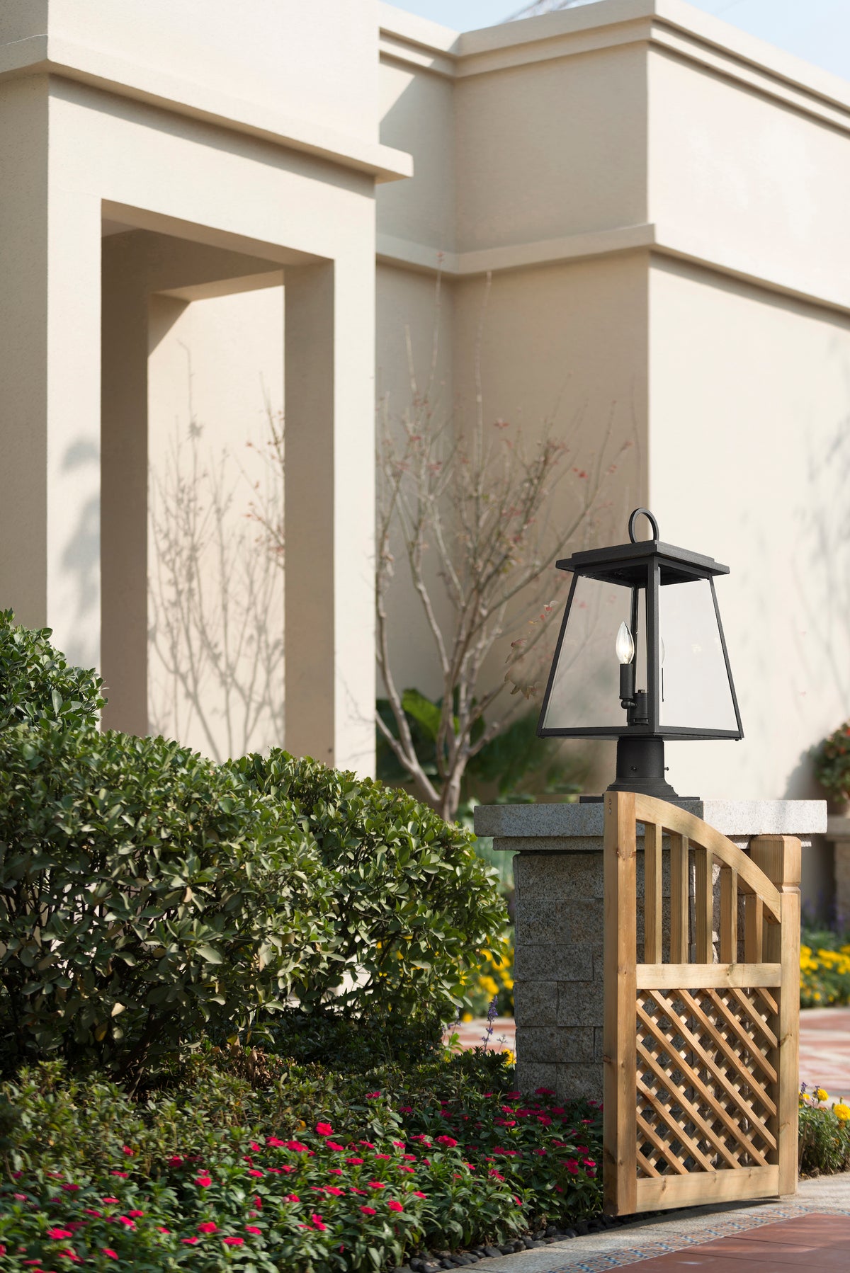 Broughton 2 Light Outdoor Pier Mounted Fixture
