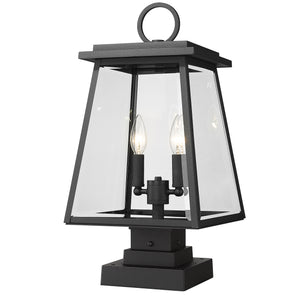Broughton 2 Light Outdoor Pier Mounted Fixture